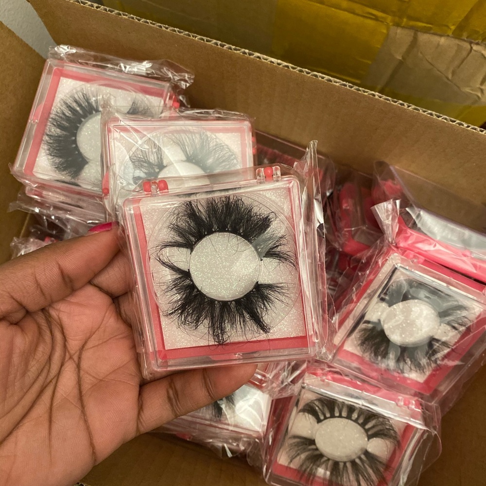 Wholesale mink eyelashes, 56 pairs of mink eyelashes,mix style,bulk eyelash